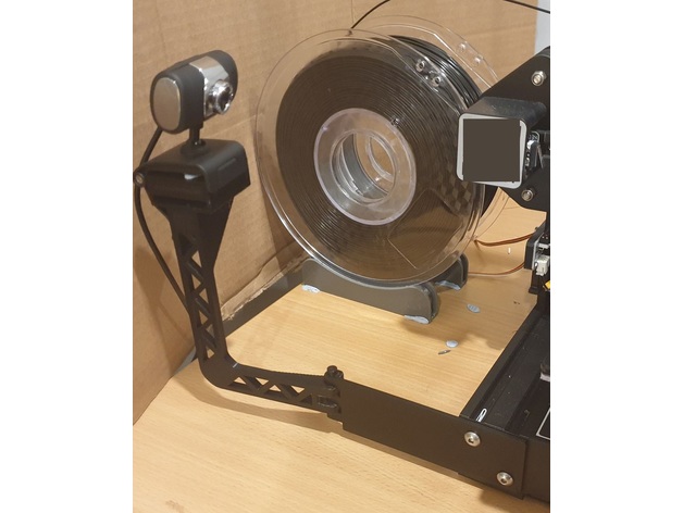 länger Base aallensds Ender 3 Webcam montieren Salat 3D print model - Mito3D