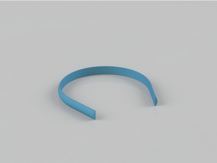 super simple hairband werwerf 3d print model - Mito3D