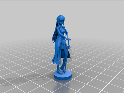 Asuna sao Kommandant 3d print model - Mito3D