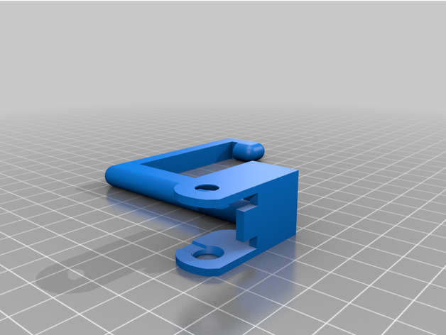 jgaurora a5 Motor Kabel Halter Unterstützung Brock axis Kette Maskant 3D print model - Mito3D