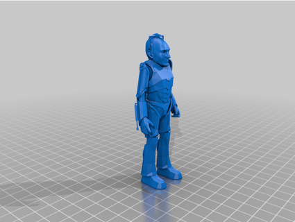 Picard Cyberman huthavisch 3d print model - Mito3D