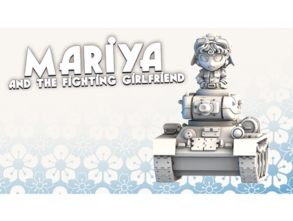 mariya fighting girlfriend heribertovalle 3d print model - Mito3D