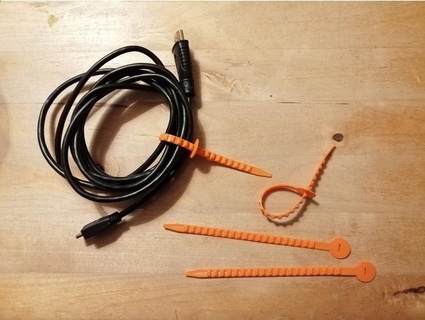 flexible reusable cable tie 3dp freiberg 3d print model - Mito3D