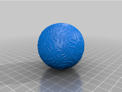squiggly ball lauracaviness 3d print model - Mito3D