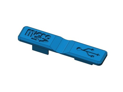 flexionar USB sd plegable cubierta carcasa funda gorra artillería sidewinder x1 genio strat0 3d print model - Mito3D