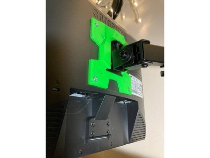 vivo monitor montar vesa soporte café 3d print model - Mito3D
