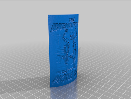 salmoura Rick litofano jarrista 3d print model - Mito3D