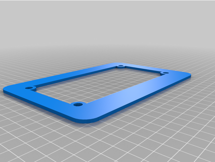 base motorcycle license plate frame mhderici 3d print model - Mito3D
