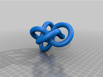 mathematisch Knoten christliches Feldhaus 3d print model - Mito3D
