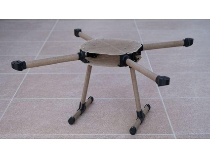 bio degradable naturale fibra composito drone telaio mbreznikov 3d print model - Mito3D