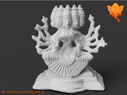 gayatri anne vedalar kutsal metinler yapmagodsofindia 3d print model - Mito3D