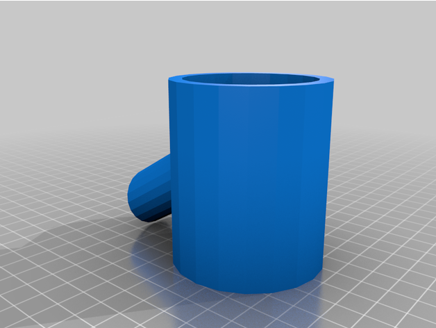 50 mm drain pipe water butt tap tnpi2 3D print model - Mito3D