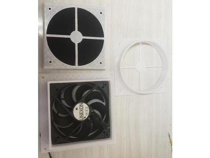 filtrar salida avec ventilador verter cajón hidráulico 01power 3d print model - Mito3D