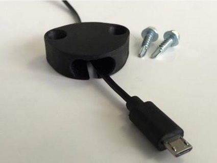 charger wire padlock michaelbourque 3d print model - Mito3D