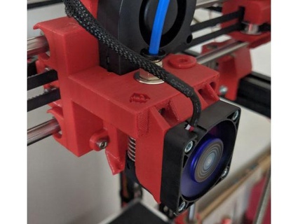 e3d 40mm fan condotto ipercubo Evoluzione poeschl 3d print model - Mito3D