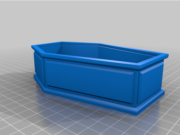 coffin casket cabal1313 3D print model - Mito3D