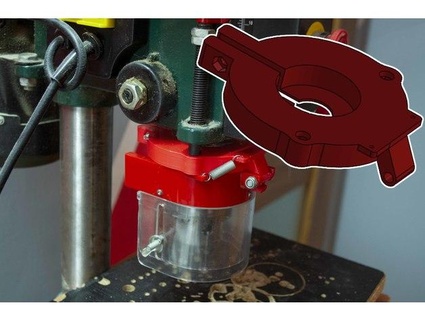 drill press chuck guard piotrx21 3d print model - Mito3D