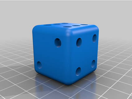 hollow dice calibration cube djinnsour 3d print model - Mito3D