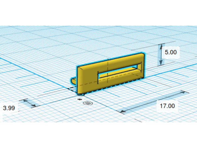 ender 5 ce5 hafıza kartı yuva kılavuz örtmek kılıf nerdcopter 3D print model - Mito3D