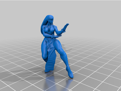 chun li bataille costume sfv irnkman 3d print model - Mito3D