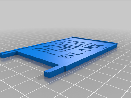 pcmcia pc card blank sethpaw 3d print model - Mito3D