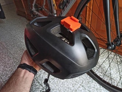 gopro montieren Fahrrad Helm dantech 3d print model - Mito3D