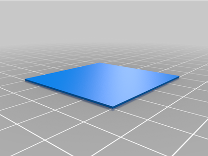 Schichten Quadrat michele gewidmet 3d print model - Mito3D