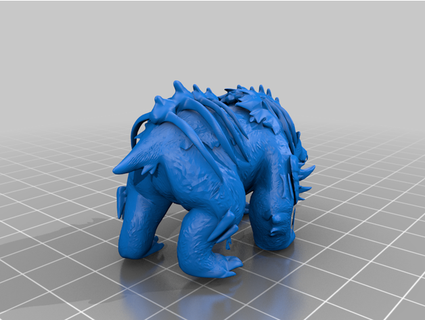 guardian glade bear angelofdore 3d print model - Mito3D