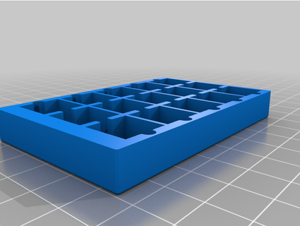 half inch counter tray earthwormxwing 3d print model - Mito3D