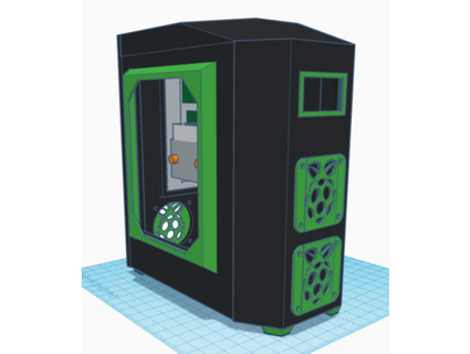 mini pi desktop tower lunchbox7985 3d print model - Mito3D