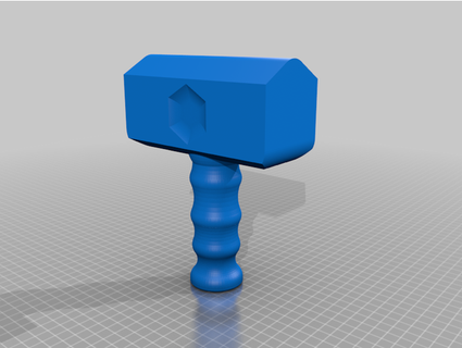 marteau équilibre Uuuuur 3d print model - Mito3D
