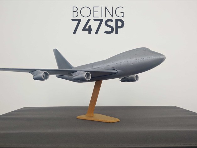 boeing 747sp 1 200 clérigo 3D print model - Mito3D