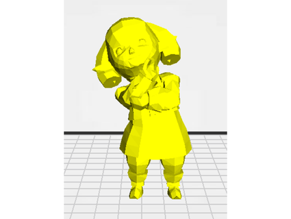 shantotto ridendo archeta 3d print model - Mito3D