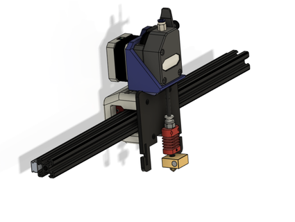 ender 6 linear rail mount x carriage tertullidan 3d print model - Mito3D