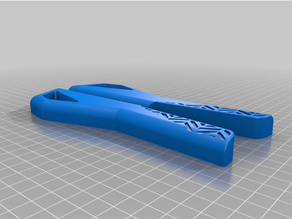 valorant - prime melee split handle mrtasselhof 3d print model - Mito3D