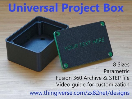 universale progetto scatola zx82net 3d print model - Mito3D