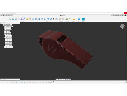 whistle sdallen 3d print model - Mito3D