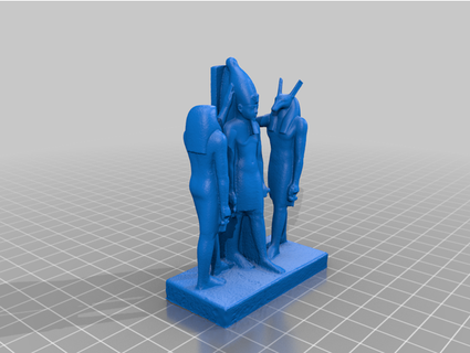 statue ramses iii horus seth thebuyer2016 3d print model - Mito3D