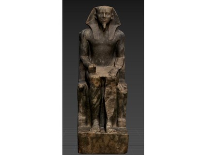 Statue khafre ägyptisch Museum Kairo thebuyer2016 3d print model - Mito3D