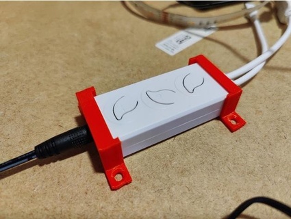 Meross Led şerit ışık kontrol Kutu dirsek sahipleri binmek eksiklik elektrikli görünüm 3d print model - Mito3D