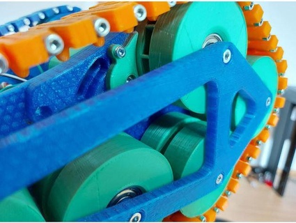 speed tank wheel gear upgrade fugenkitt 3d print model - Mito3D