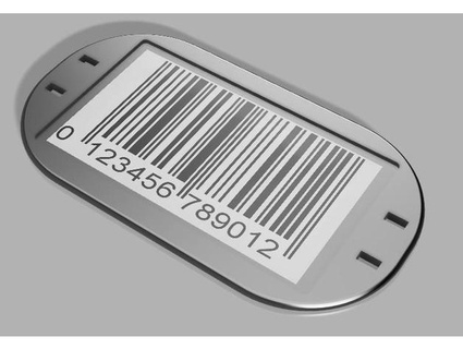 cable label barcode alabaca 3d print model - Mito3D