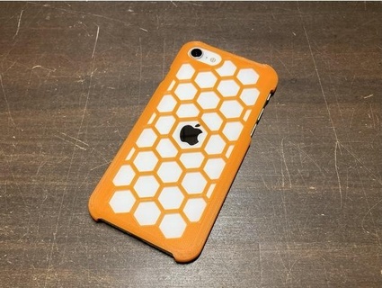 iphone 7 8 se honeycomb case valima 3d print model - Mito3D
