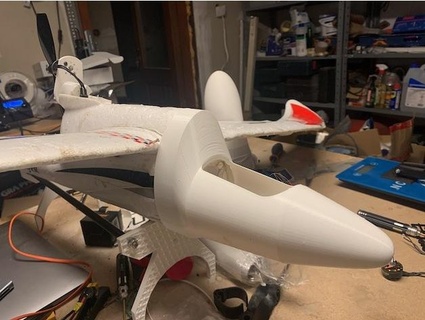 sky sufrer bixler plane front cabin nose wookash 3d print model - Mito3D