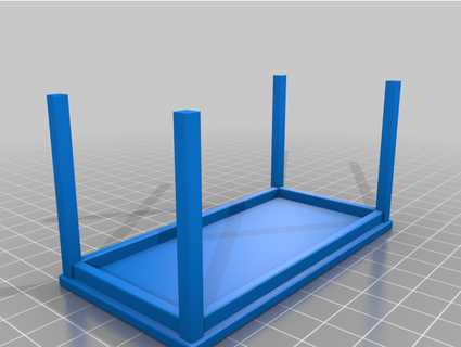 miniature table merged cool3dp 3d print model - Mito3D