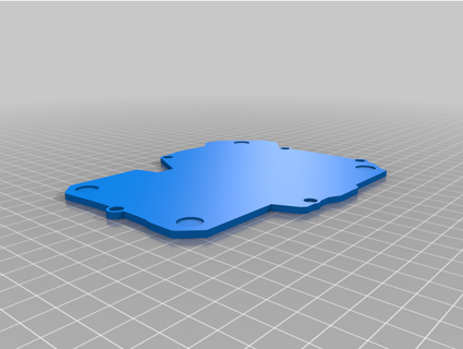 dactyl manuform crkbd - base plate remixed diagnosis 3d print model - Mito3D