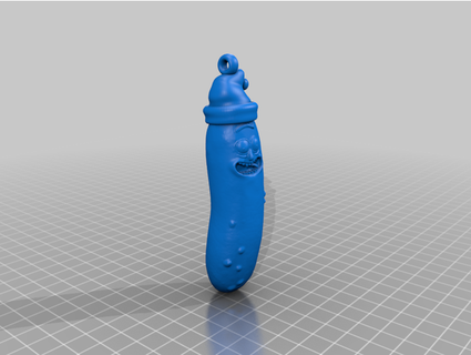 christmas pickle rick update 1tilotus 3d print model - Mito3D