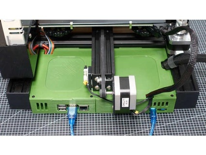 arrière électronique Cas gaine ender 3 pro tkrbox 3d print model - Mito3D