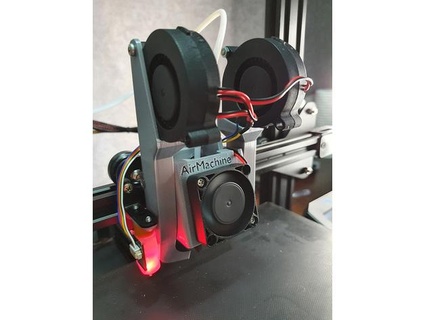 ender 3 v2 máquina aire fredconex 3d print model - Mito3D