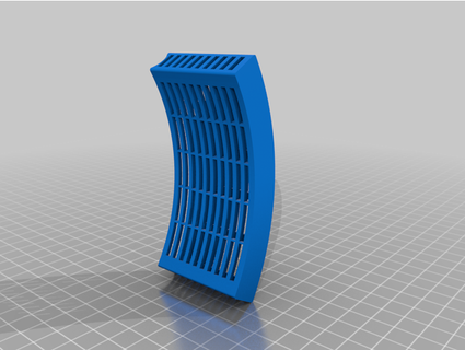 arched silica gel container inidim 3d print model - Mito3D